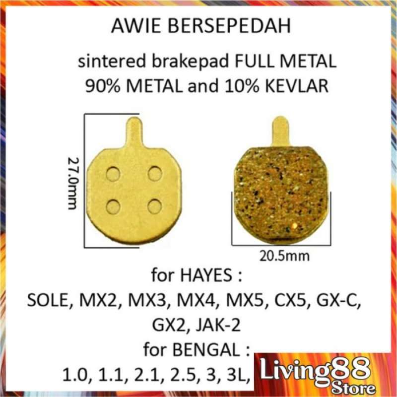 hayes mx5 pads