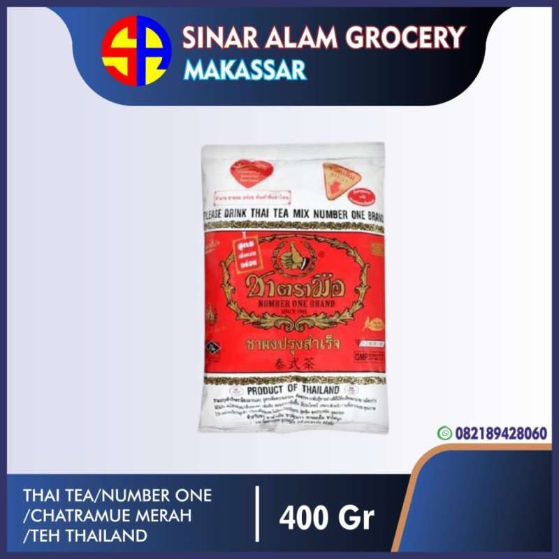 Number One Chatramue Jual THAI TEA/NUMBER ONE/CHATRAMUE MERAH 400g/TEH THAILAND di Seller ...