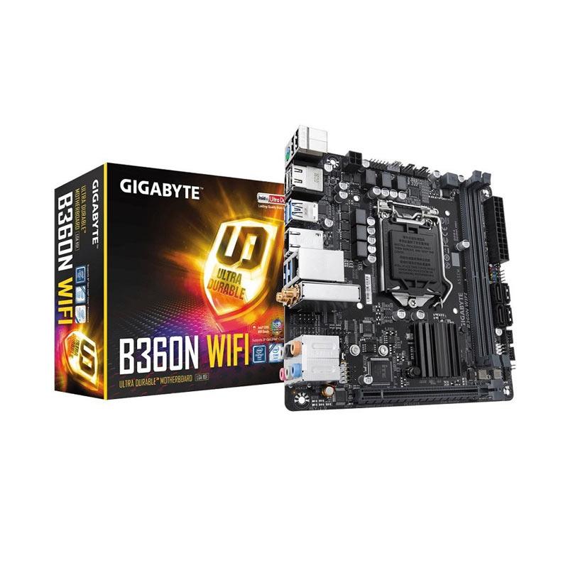 Promo Gigabyte B360N WiFi Motherboard 01 BLACK Diskon 3 di Seller