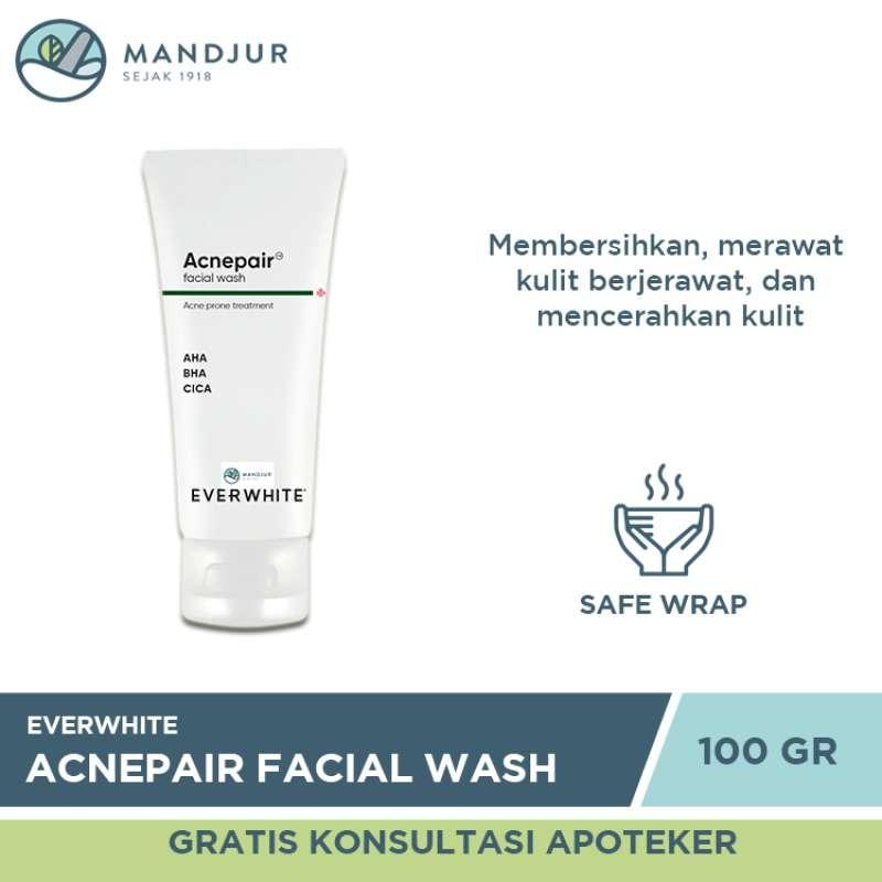 Jual Everwhite Acnepair Facial Wash 100 Gr Pembersih Wajah Untuk