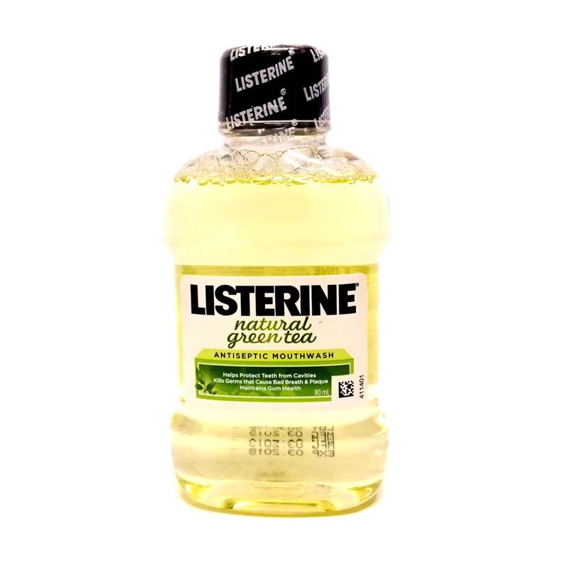 Jual Listerine Natural Green Tea Antiseptic Mouthwash [80 mL] di Seller