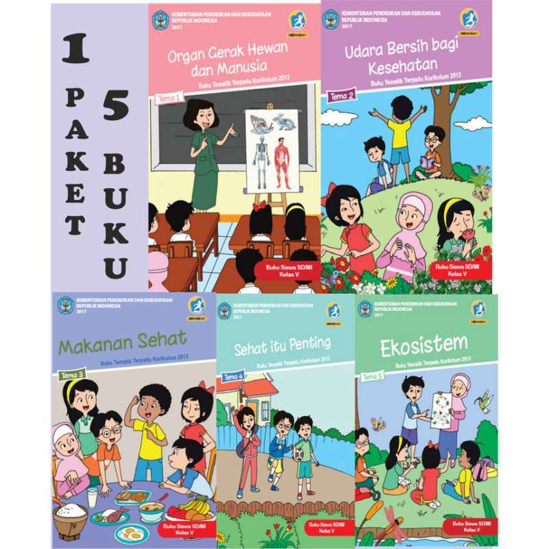 Promo Paket Tematik Siswa K13 Kelas 5 Semester 1 Edisi Revisi Terbaru ...