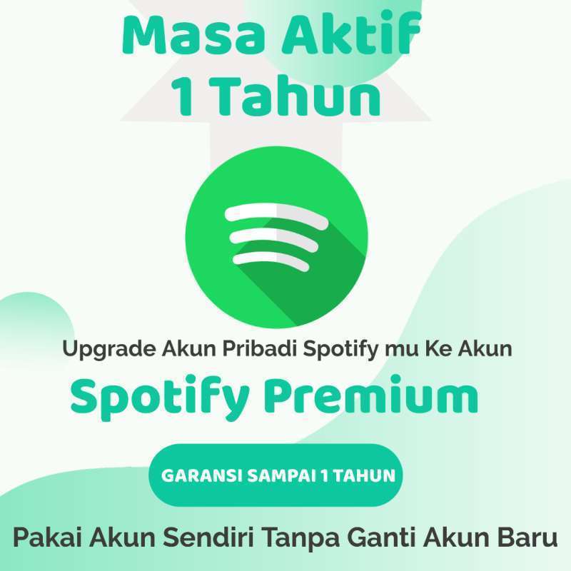 Jual Spotify Premium 1 Tahun Pakai Akunmu Sendiri Garansi 1