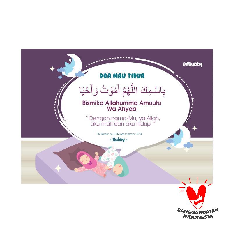 Jual Bubby Doa Mau Tidur Anak Perempuan Stiker Kids Dekorasi Ruangan di