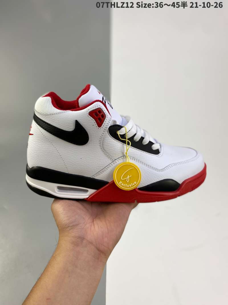 nike air flight legacy white red