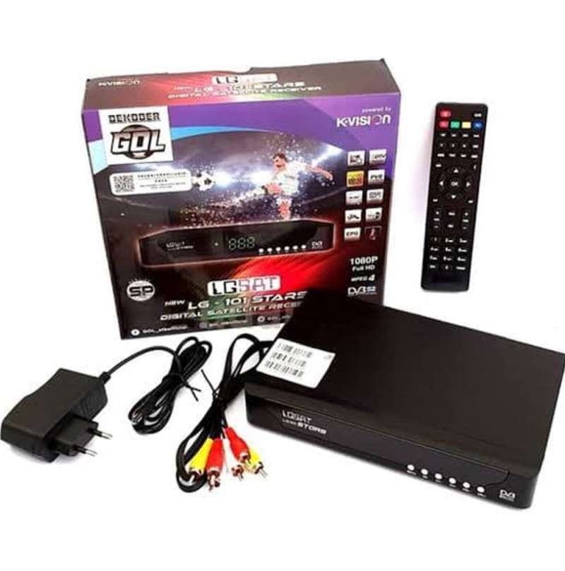 Jual Receiver KVision LG Sat 101 Star Plus 1080P Full HD + HDMI di Seller Teras Kota