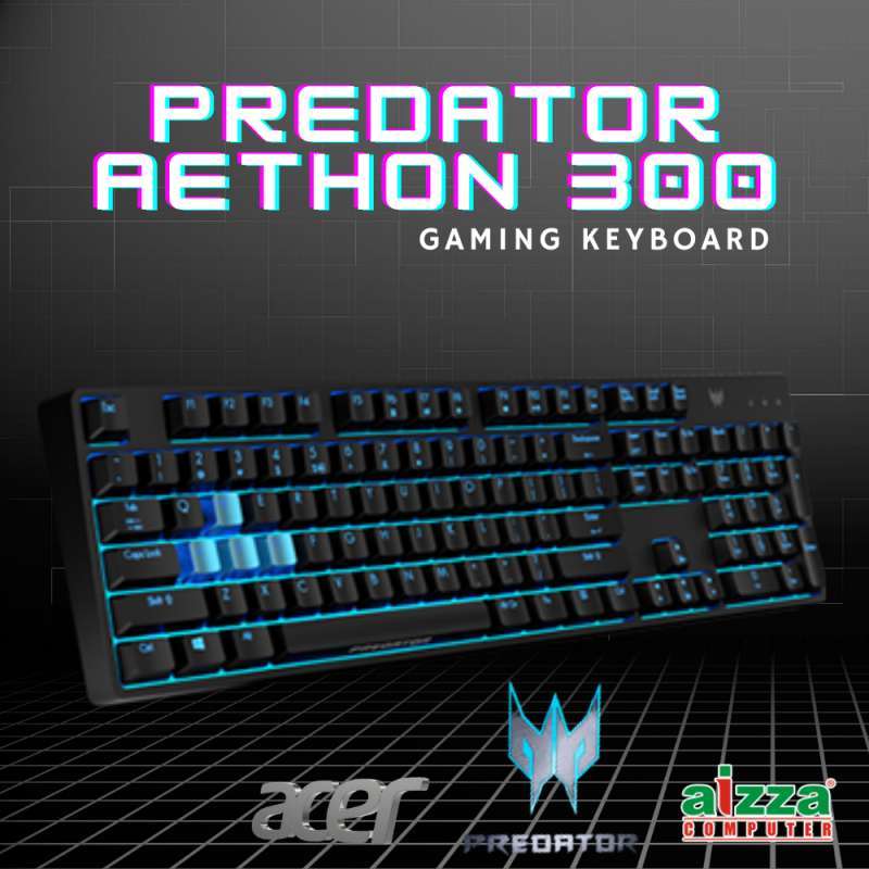 Jual Keyboard Gaming Predator Aethon 300 Cherry Switches (mx Blue) Di Seller Aizza Computer