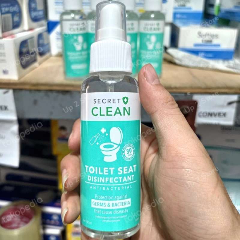Jual SECRET CLEAN TOILET SEAT DISINFECTANT SPRAY 100ml/Disinfektan