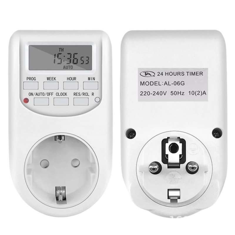 Jual Stop Kontak Listrik Digital Timer Switch automatis Programmable AL
