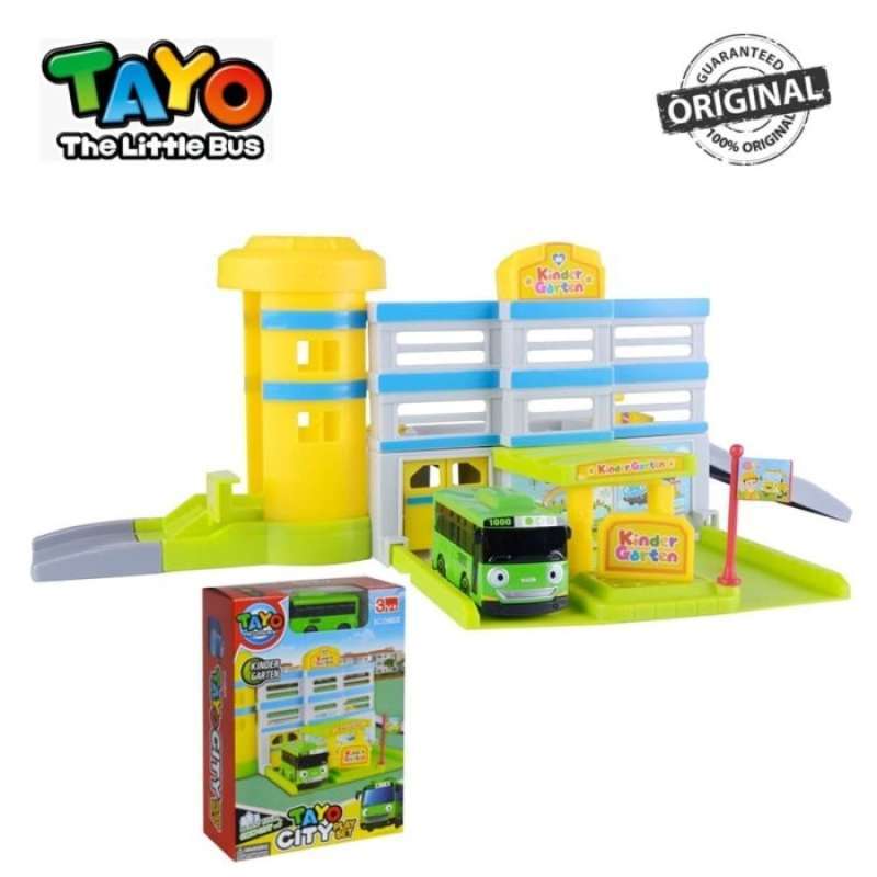 Promo Original Tayo The Little Bus Tayo City Kindergarten Playset Rogi