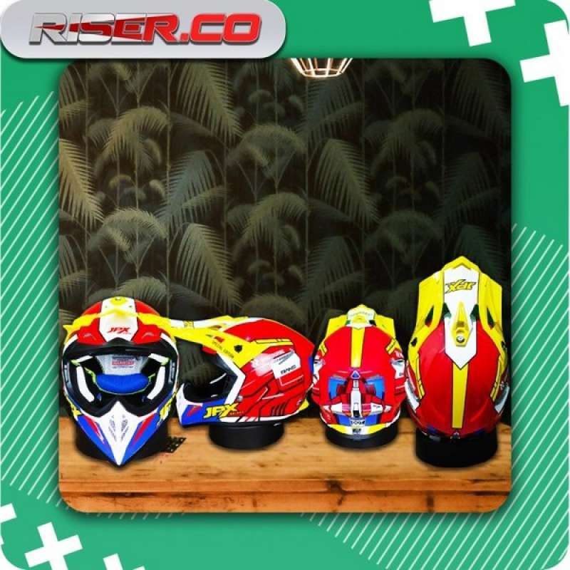 Jual Helm Jpx Cross Full Face Vts/Rans Special Edition - Red Ferari ...