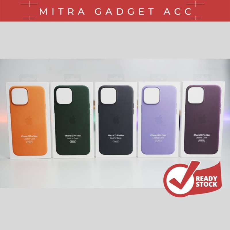 Jual ORIGINAL APPLE IPHONE 13 / PRO / 13 PRO MAX LEATHER CASE WITH