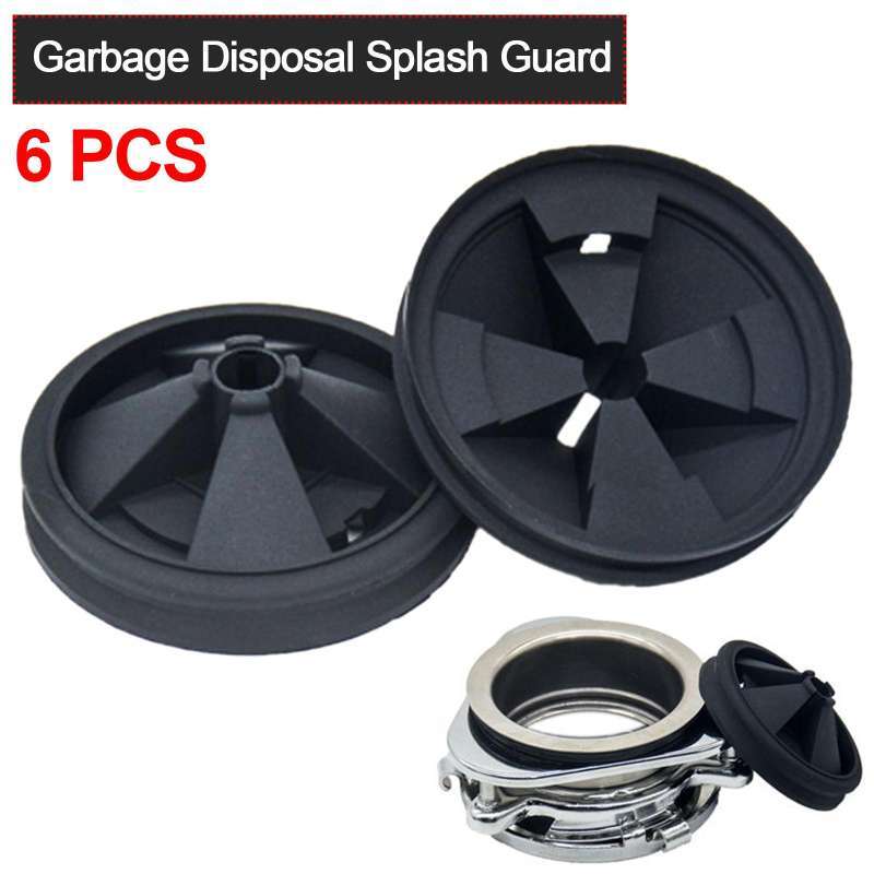 Promo Garbage Disposal Splash Guard Sink Baffle Rubber Drain Cover 6Pcs Diskon 29 di Seller