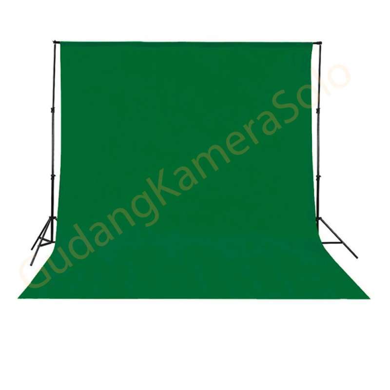 Jual Background Studio Foto Warna Hijau Solo-SG Green Screen di Seller