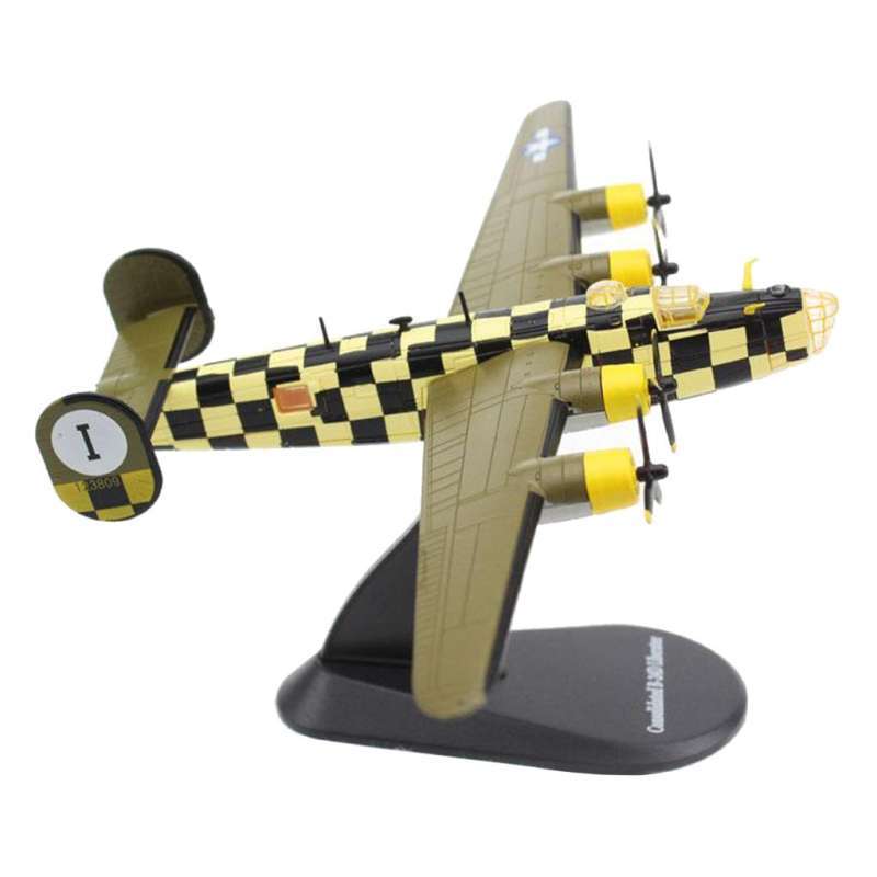 Jual 1144 Scale Diecast Model Plane American B24 Bomber Aircraft with Display Stand di Seller