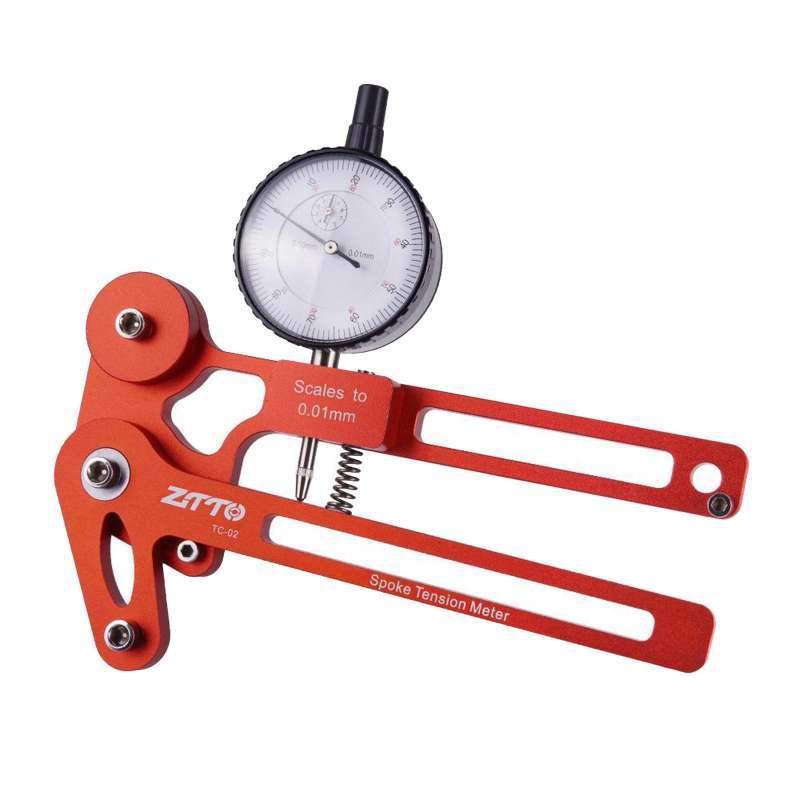 red cycling products spoke tension meter