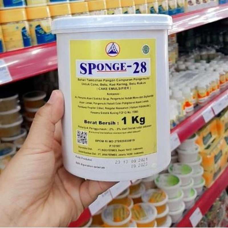 Jual 1000 Gram 1 Kg Sponge28 Bahan Tambahan Pangan Campuran Pengemulsi