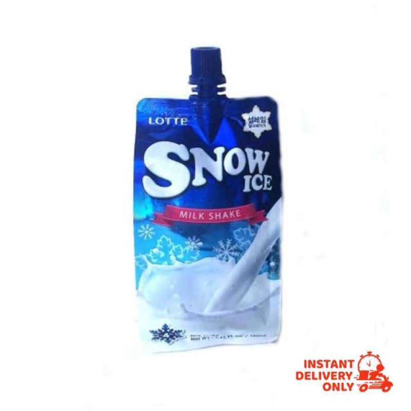 Jual LOTTE SNOW ICE MILK SHAKE 160ML di Seller Lottemart Fresh & Frozen