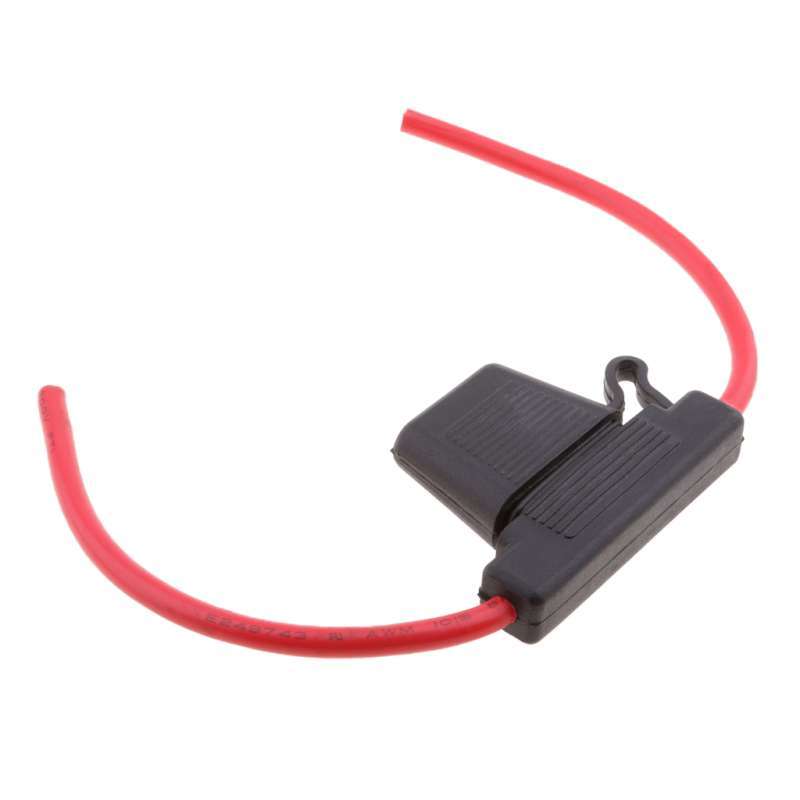 Jual 1 Set Car Vehicles InLine Fuse Holder with 18 Gauge Wrie + 60A