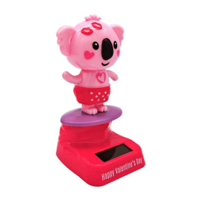 Jual Solar Power Shaking Head Koala Desk Table Top Home Dashboard Decor