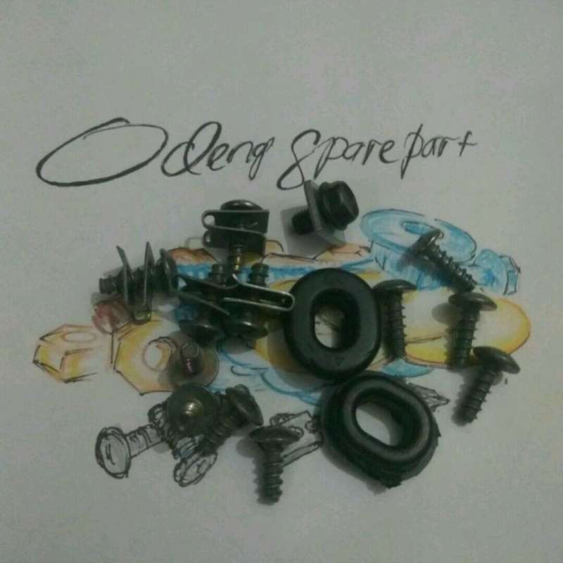 Jual baut set batok pala motor yamaha juoiter z1/jupiter balok di