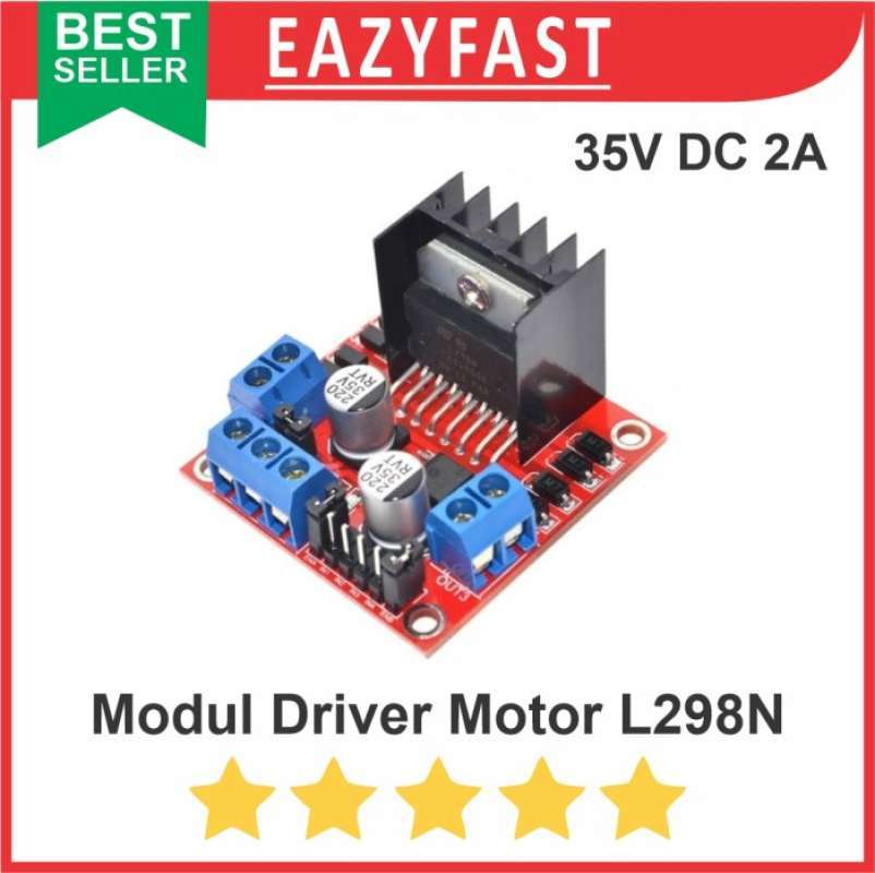 Promo L298N Dual H Bridge DC Stepper Motor Driver Controller Arduino ...