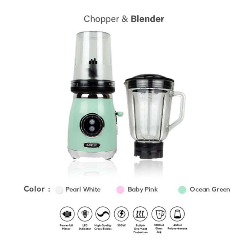 Jual Retro Blender Plus Chopper Chopper Blender Korea di Seller El