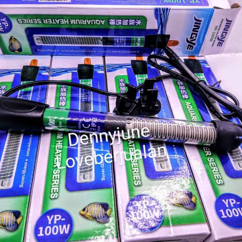 Jual Heater aquarium jingye Yang 100w penghangat air aquarium di Seller