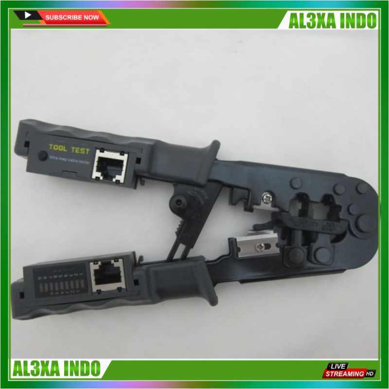 Jual Crimping Tools Rj45 Cat 5E Dan Cat 6 With Cable Tester di Seller