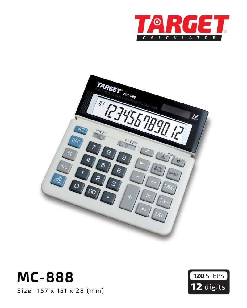 Jual TARGET MC888 Desktop Calculator 12 digit di Seller Target