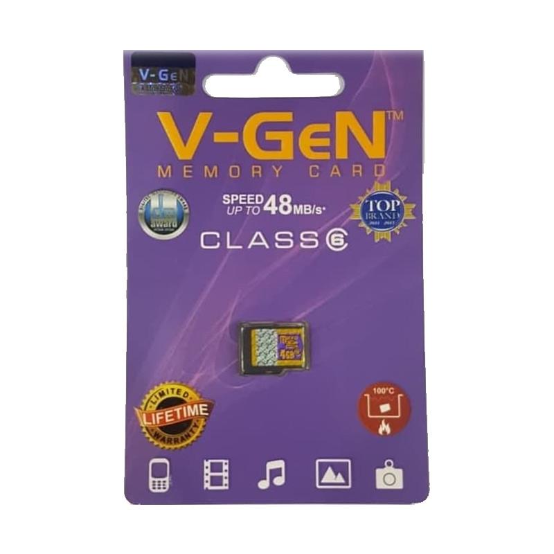 Jual VGEN Micro SD Memory Card [4 GB/ Class 6] di Seller Mbcstore
