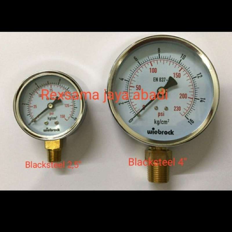 Jual 1 Bar Kg Cm2 2 5 Inch Pressure Gauge Bottom Black Steel jual-1-bar-kg-cm2-2-5-inch-pressure-gauge-bottom-black-steel