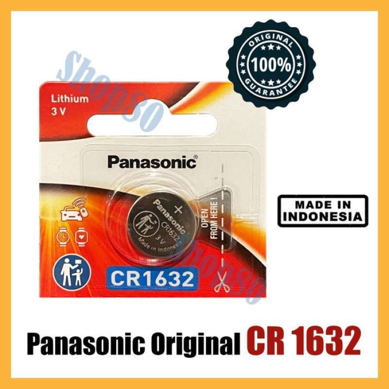Jual Panasonic Cr 1632 Original Baterai Lithium 3V Battery Batre Cr1632