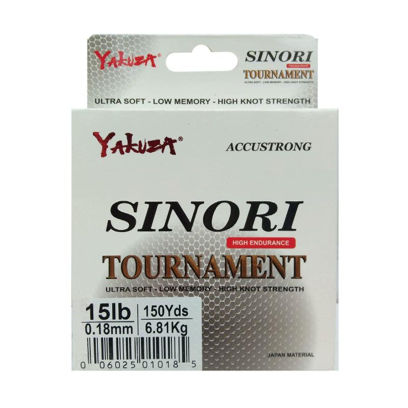 Jual Yakuza Sinori Senar Pancing [0.18 mm/ 150 m/ 15 Lb/ 6.81 Kg] di
