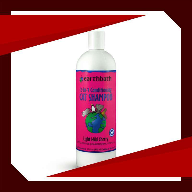 Promo Earthbath 2In1 Cat Shampoo & Conditioner Light Wild Cherry 16Oz Diskon 5 di Seller