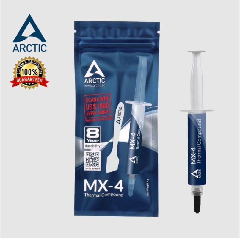Jual THERMAL GREASE PASTA COMPOUND ARCTIC MX4 MX4 ORIGINAL CPU PROCESSOR di Seller CAPITAL COMP