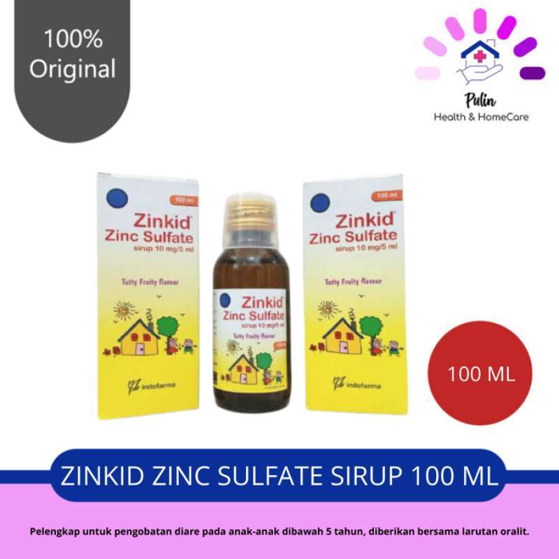 Jual Zinkid Zinc Sulfate syrup 100 ml / Obat Diare Anak di Seller Bagus
