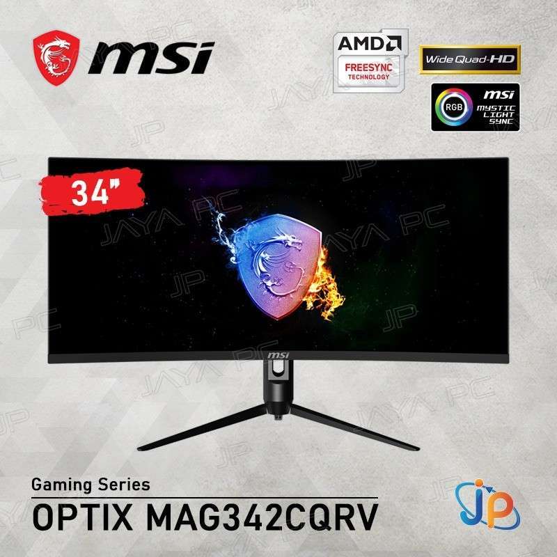 Jual Monitor MSI LED Gaming MAG342CQRV - Curved Wide Screen HDR 34 Inch ...