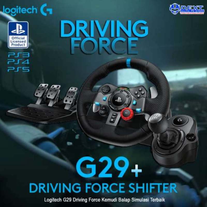 Promo Logitech G29 Driving Force Wheel + Drving Force Shifter Diskon 8 Di Seller Dext