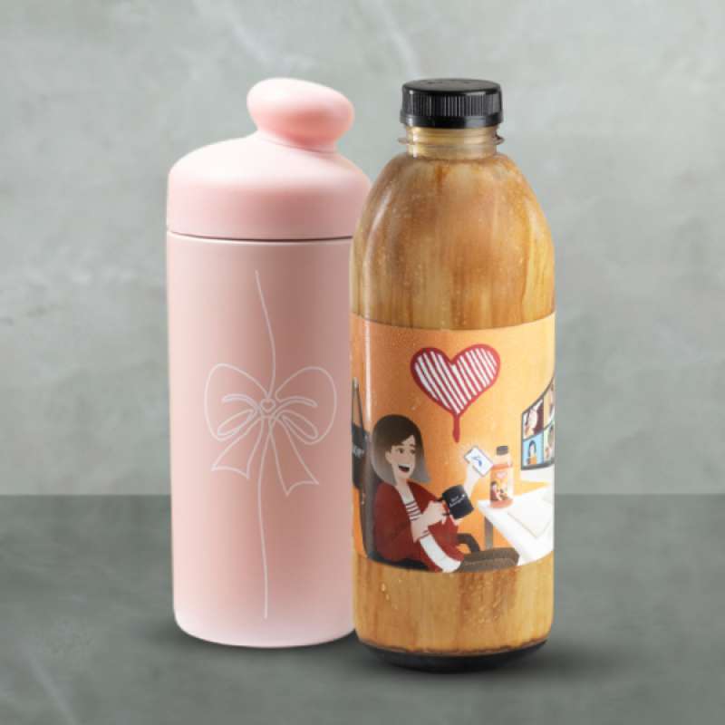 Jual Kopi Kenangan Bundle Kenangan Fitri Straw Tumbler di Seller