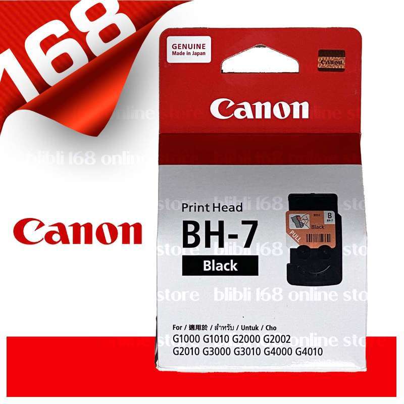 Promo Canon BH 7 / BH7 Black Print Head Printer G1000 G1010 G2000 G2002 ...