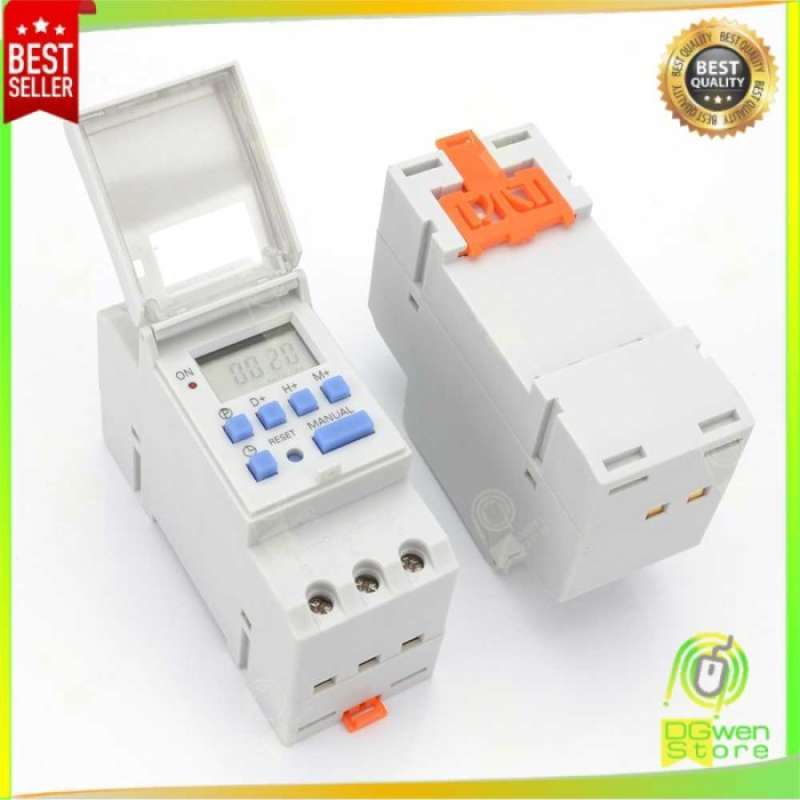 Jual Digital Timer Switch Relay 16A 220V 2000W Programmable Time LCD di ...