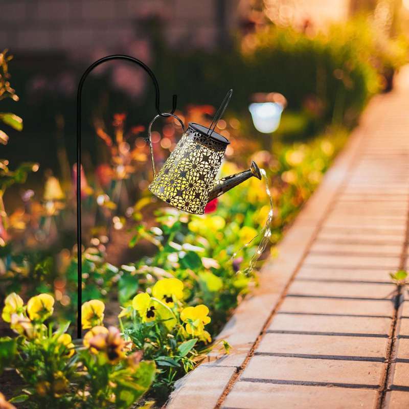 Promo Outdoor Garden Shower Light Lantern Lamp LED Waterfall Lights for Pathway Walkway Patio