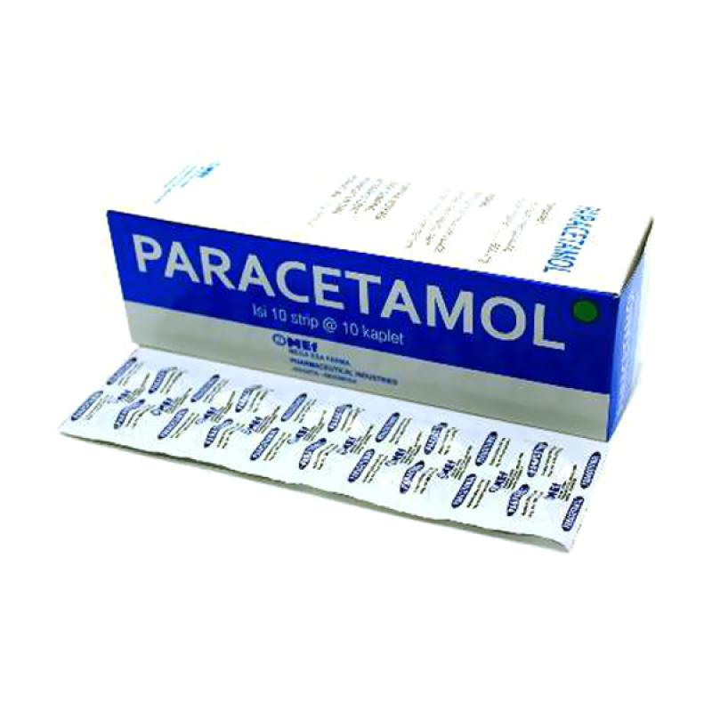 Jual MEf Paracetamol Kaplet [500 mg/ 1 Strip/10 Kaplet] di Seller