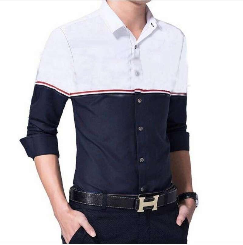 Promo Pakaian Pria Kemej   a Formal Kasual Lengan Panjang Pria Griffin di