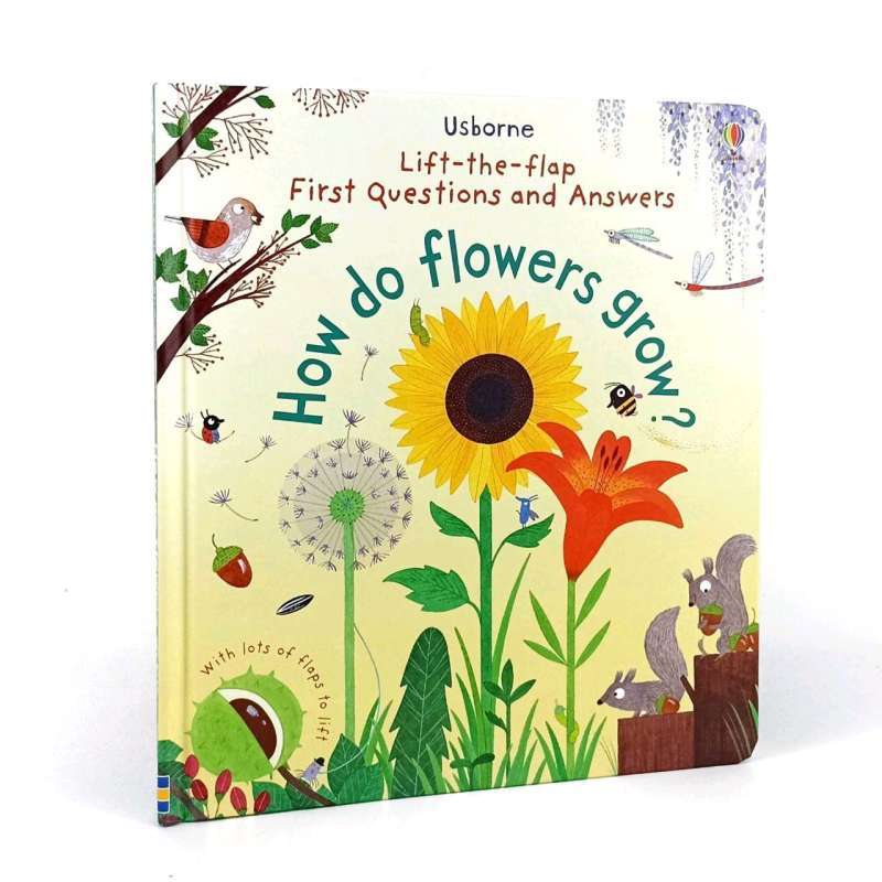 Promo Usborne Lifttheflap First Questions and Answers How Do Flowers