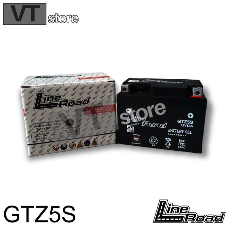 Jual Aki Motor Gel GTZ5S 5 Ampere New Megapro Supra X 125 Scoopy Spacy