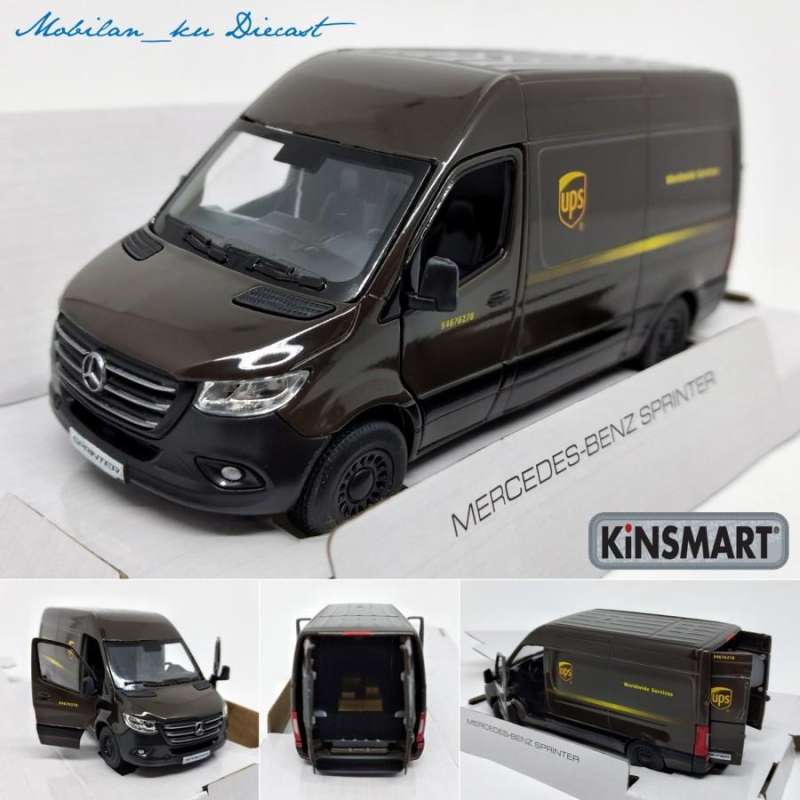 Modellino Furgone Scala 1:87 Herpa Mercedes Benz Sprinter UPS Modellismo Da Collezione - Foto 12