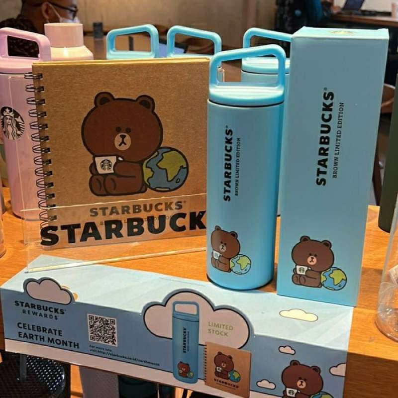 Promo Tumbler Starbucks Line Blue Limited Edition Diskon 3 di Seller