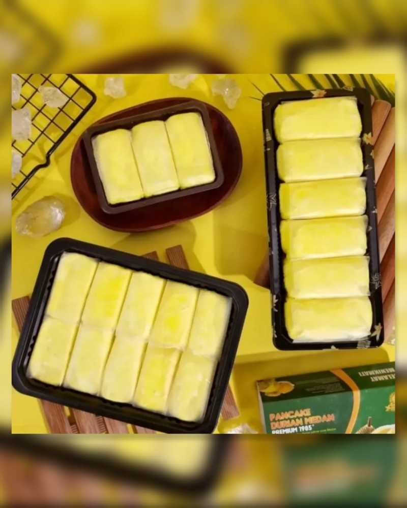 Jual Pancake Durian Medan Premium Asli Ucok Durian isi 3/6/10 di Seller